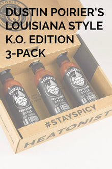 Dustin Poirier Hot Sauce - KO Edition 3 Pack W1