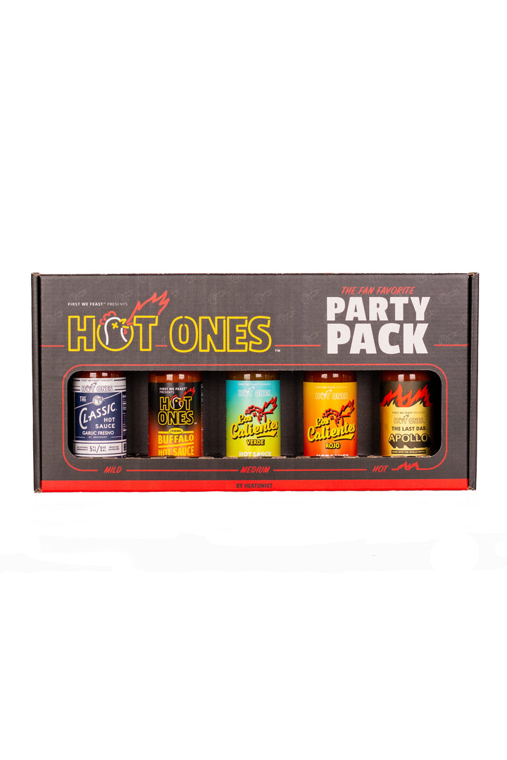 Fan Favorite Party Pack | Hot Ones Hot Sauce D6