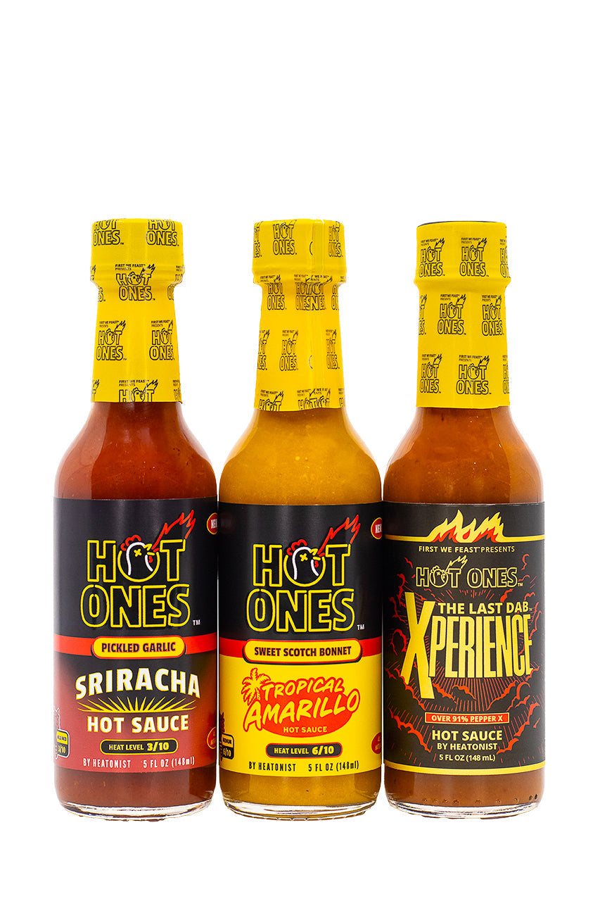 Hot Ones Hot Sauce Trio Pack - Season 27 T0