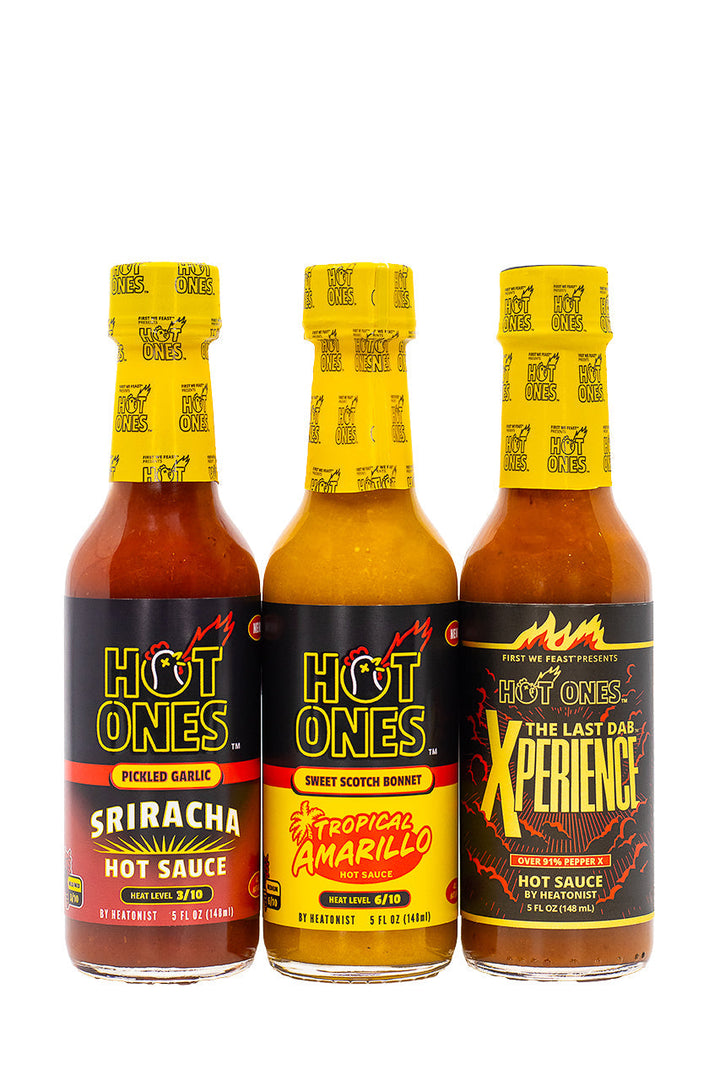 Hot Ones Hot Sauce Trio Pack - Season 27 T0