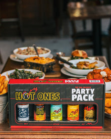 Fan Favorite Party Pack | Hot Ones Hot Sauce D6