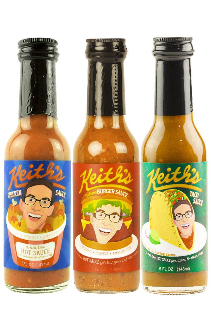 Keith's Hot Sauce Trio Pack E8