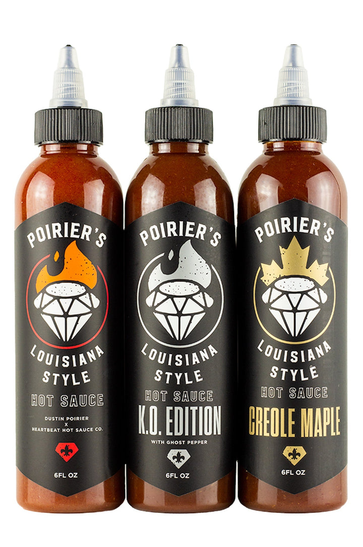 Poirier's Louisiana Style Hot Sauce Trio Pack | Dustin Poirier’s Louisiana Style F1